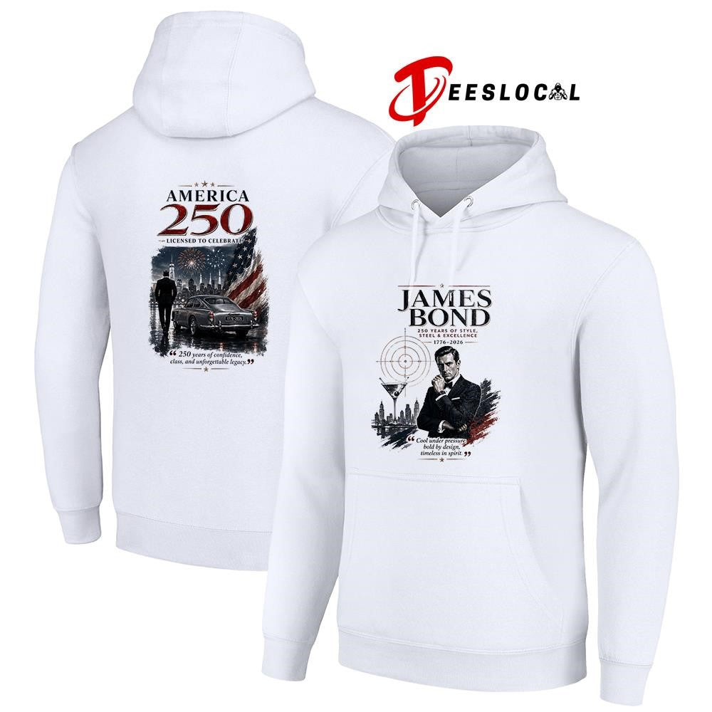 James Bond 250 years of American style steel and excellence shirt Unisex