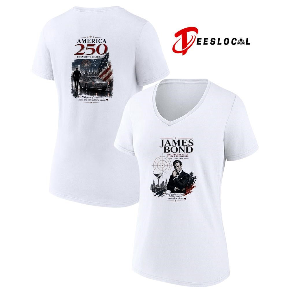 James Bond 250 years of American style steel and excellence shirt Unisex