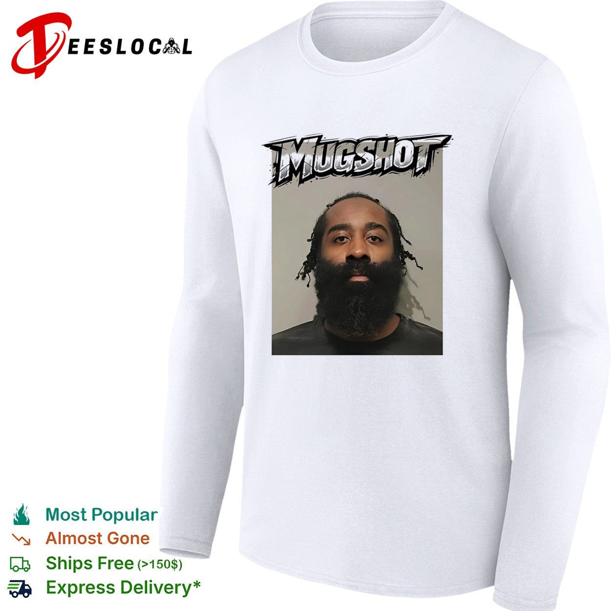 James Harden Los Angeles Clippers NBA Mugshot shirt Unisex