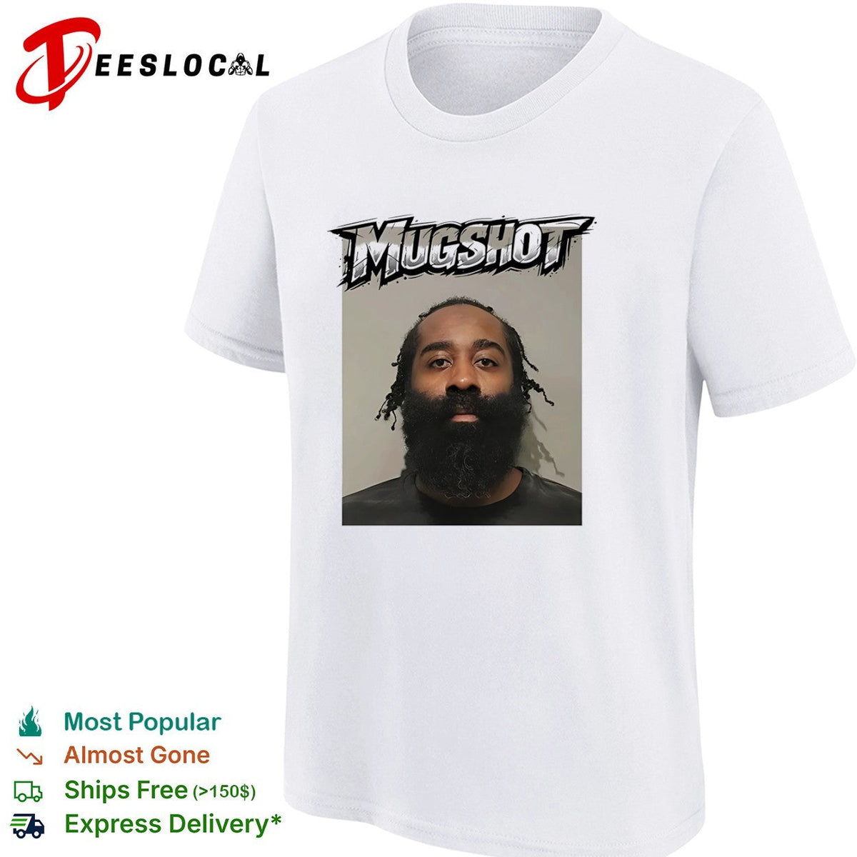 James Harden Los Angeles Clippers NBA Mugshot shirt Unisex