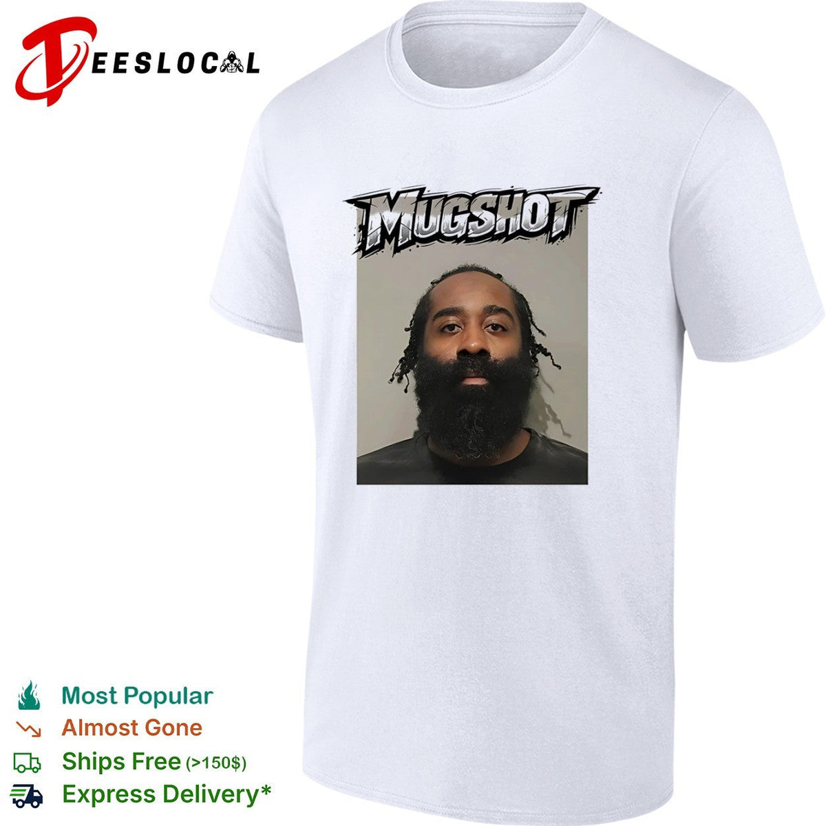 James Harden Los Angeles Clippers NBA Mugshot shirt Unisex