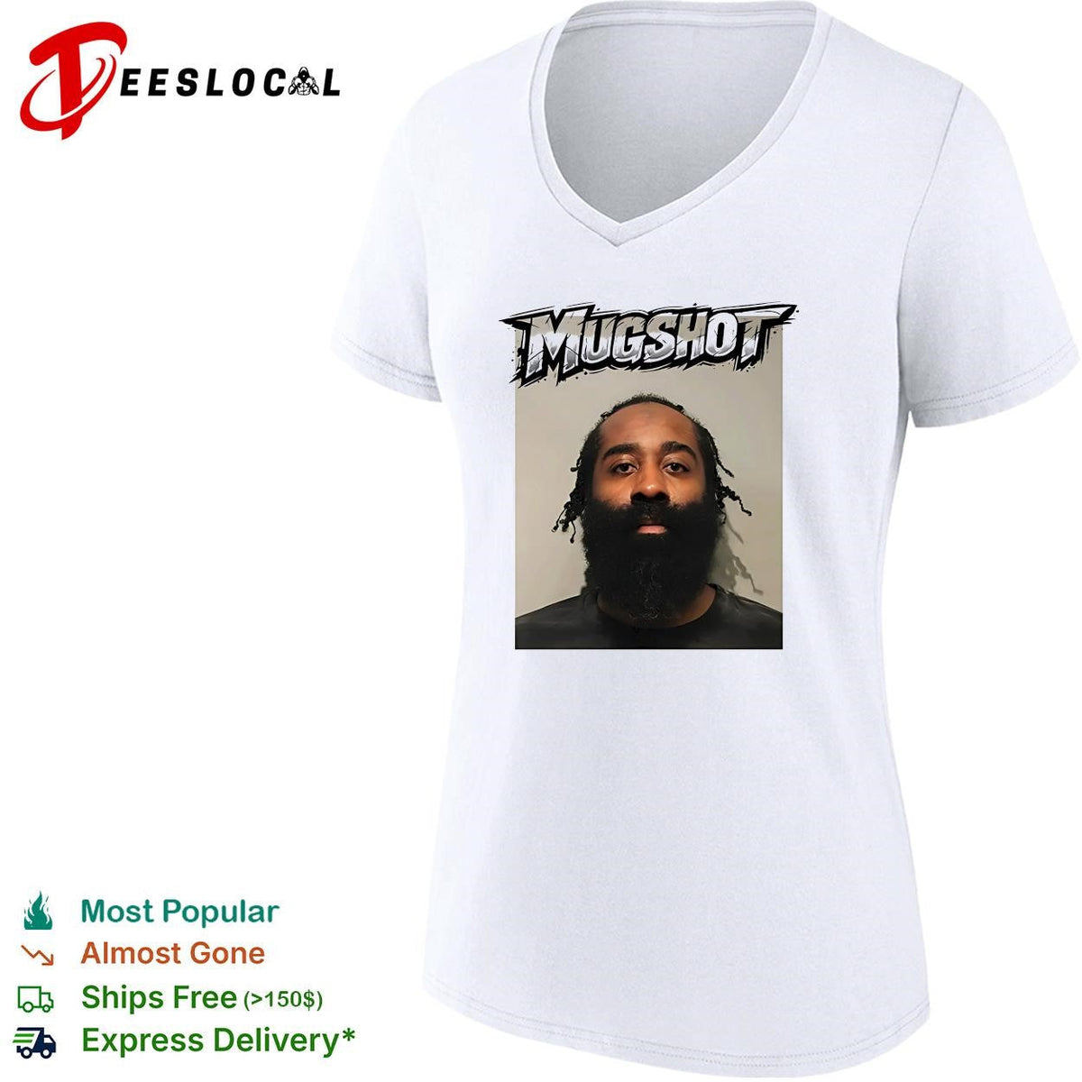James Harden NBA Mugshot 2026 funny shirt Unisex