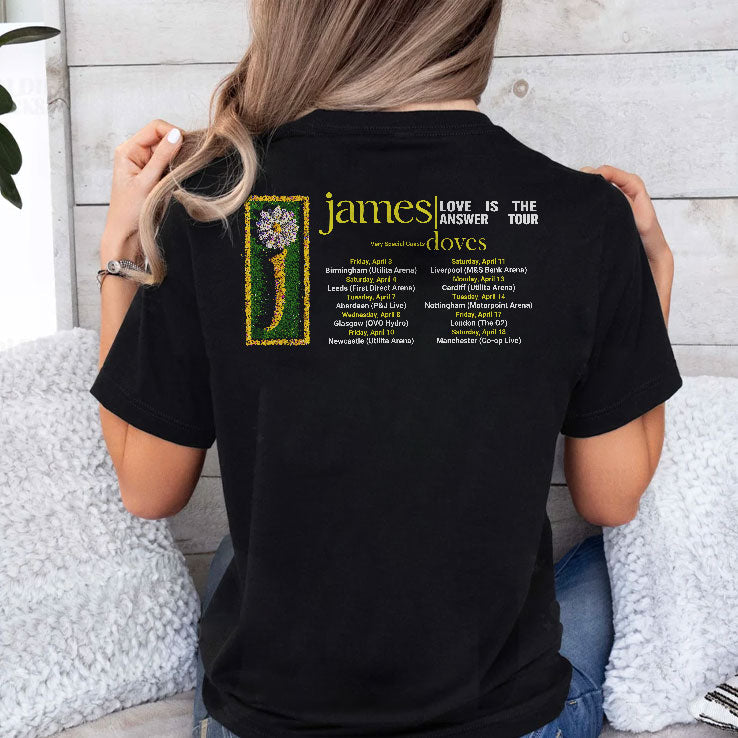 James The Band Love Is The Answer Tour Shirt Unisex