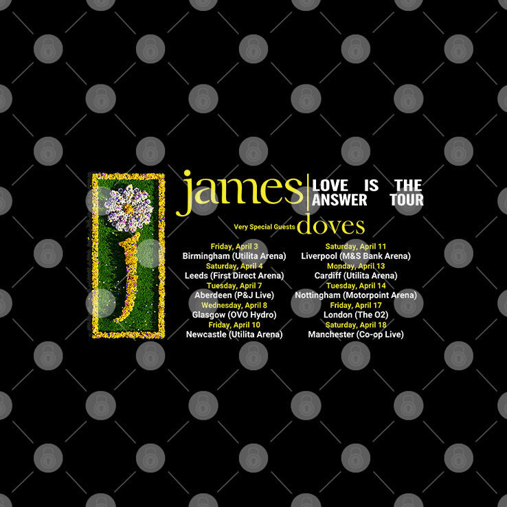 James The Band Love Is The Answer Tour Shirt Unisex
