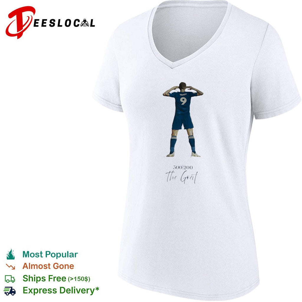 Jamie Vardy Leicester City Premier League 500 200 the goat shirt Unisex