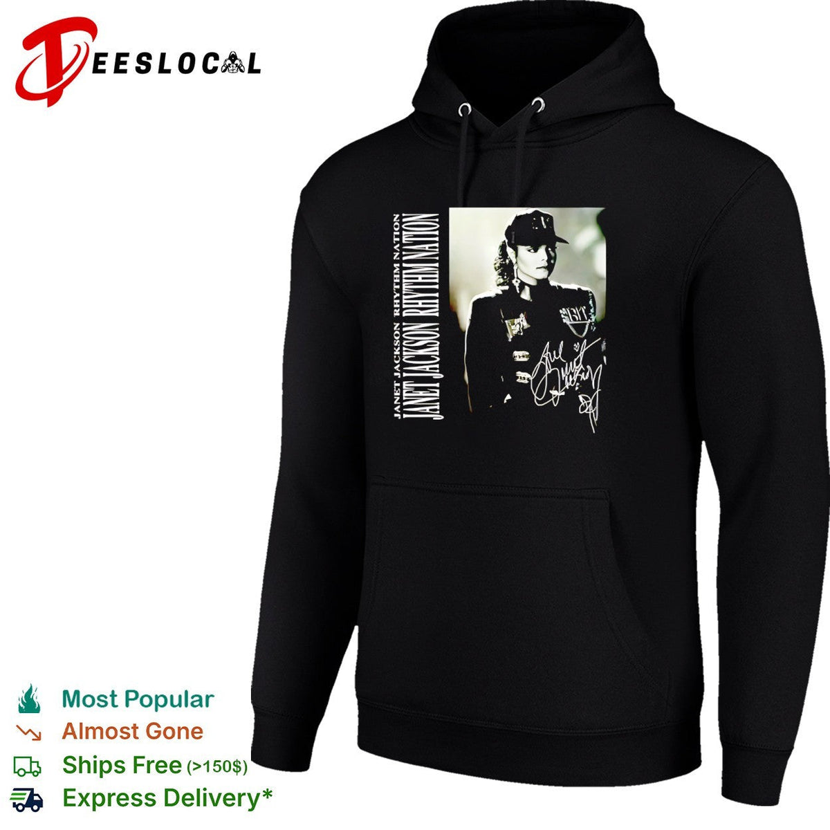 Janet Jackson Rhythm Nation Signature shirt Unisex