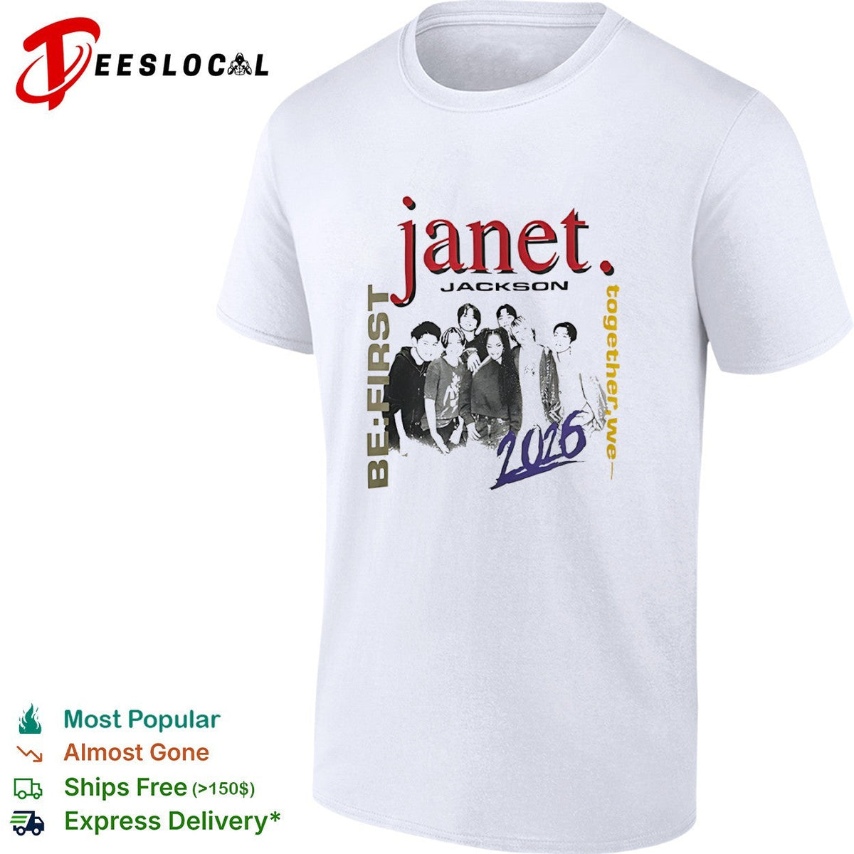 Janet Jackson and be first together we 2026 shirt Unisex