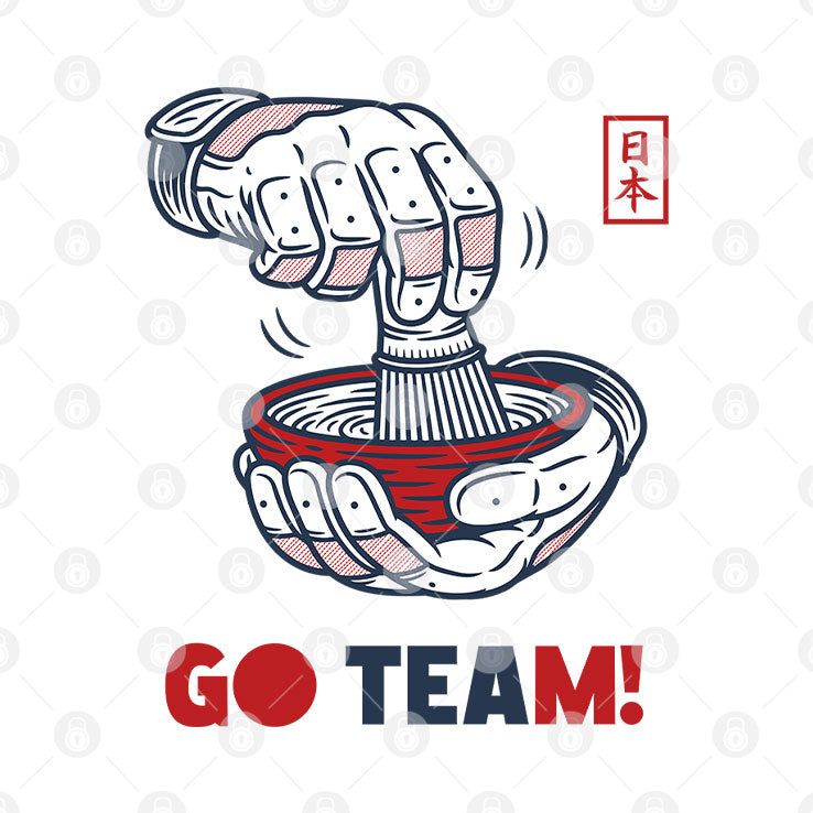Japan Tea Celebration Go Team T Shirt Unisex