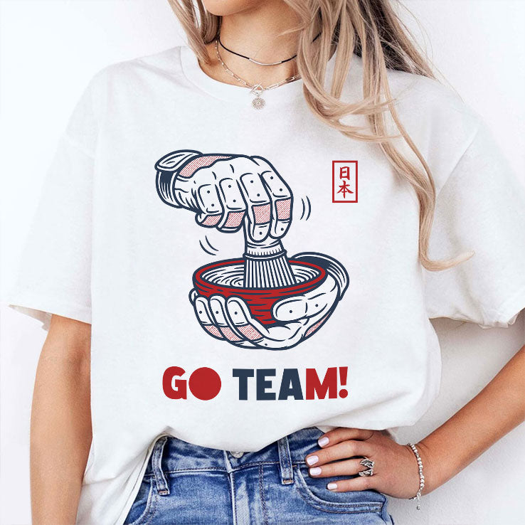 Japan Tea Celebration Go Team T Shirt Unisex