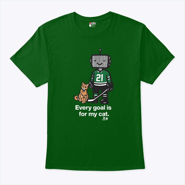 Jason Robertson Dallas Stars Every Goal Is For My Cat Shirt Unisex