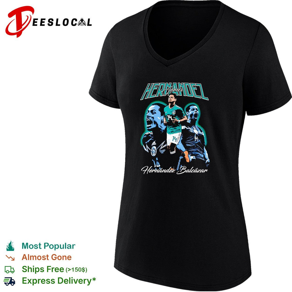 Javier Hernandez Balcazar Mexico portrait shirt Unisex