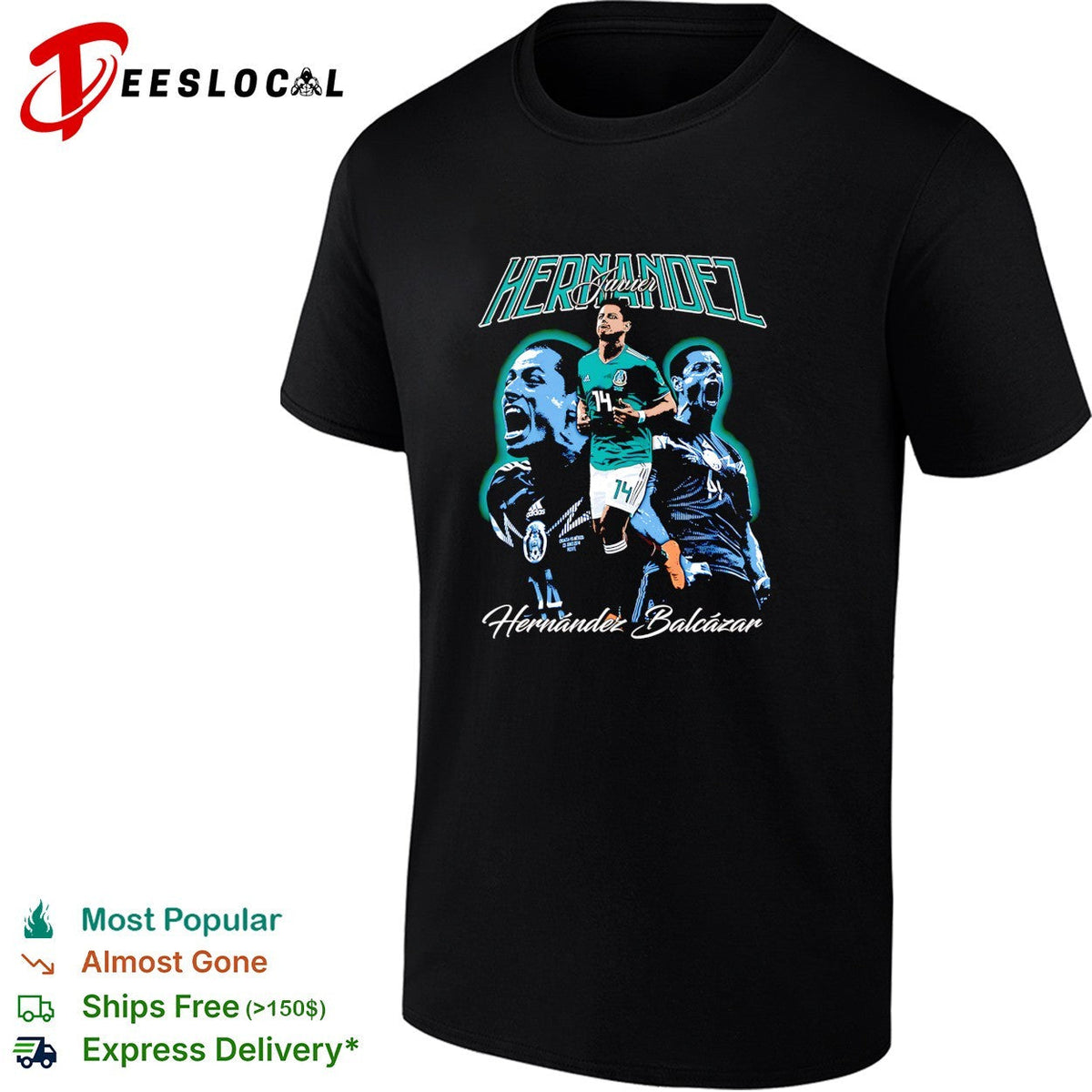Javier Hernandez Balcazar Mexico portrait shirt Unisex