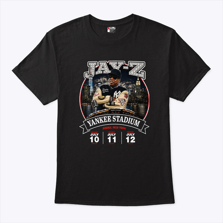 Jay-Z Yankee Stadium Bronx New York July 2026 Concert T Shirt Unisex