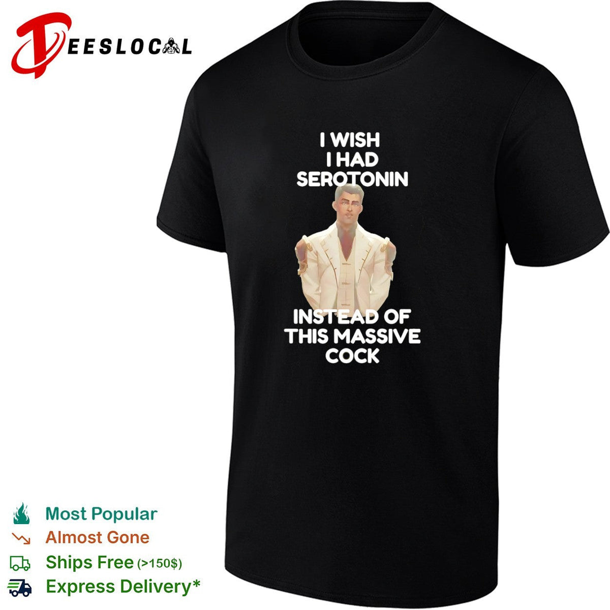 Jayce Talis Arcane I wish I had serotonin instead of this massive cock shirt Unisex