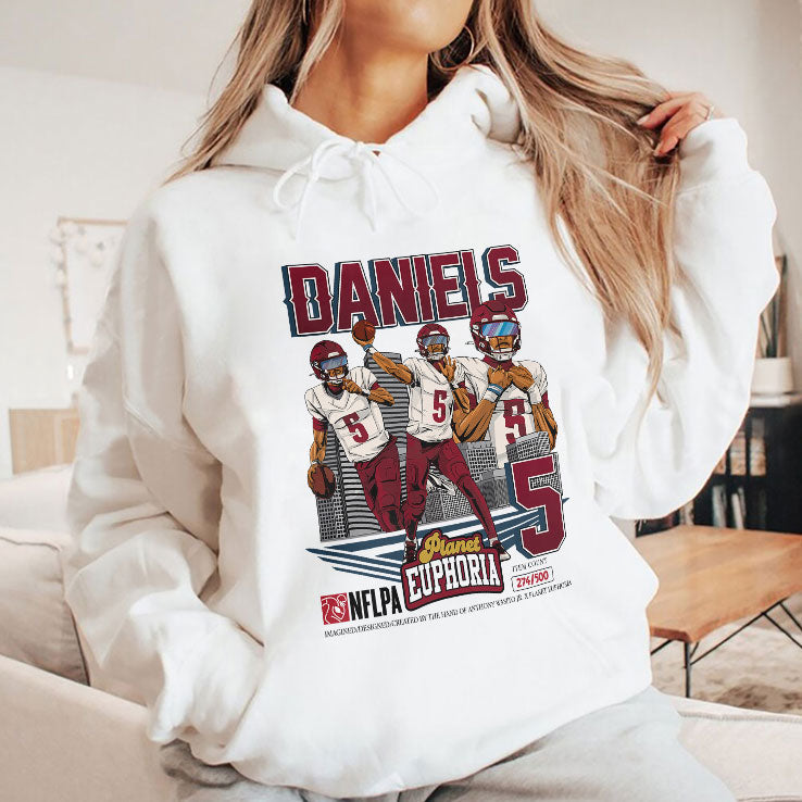 Jayden Daniels Vintage Football Shirt Unisex