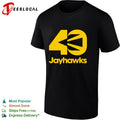 Jayhawks 40th Anniversary yellow design shirt Unisex