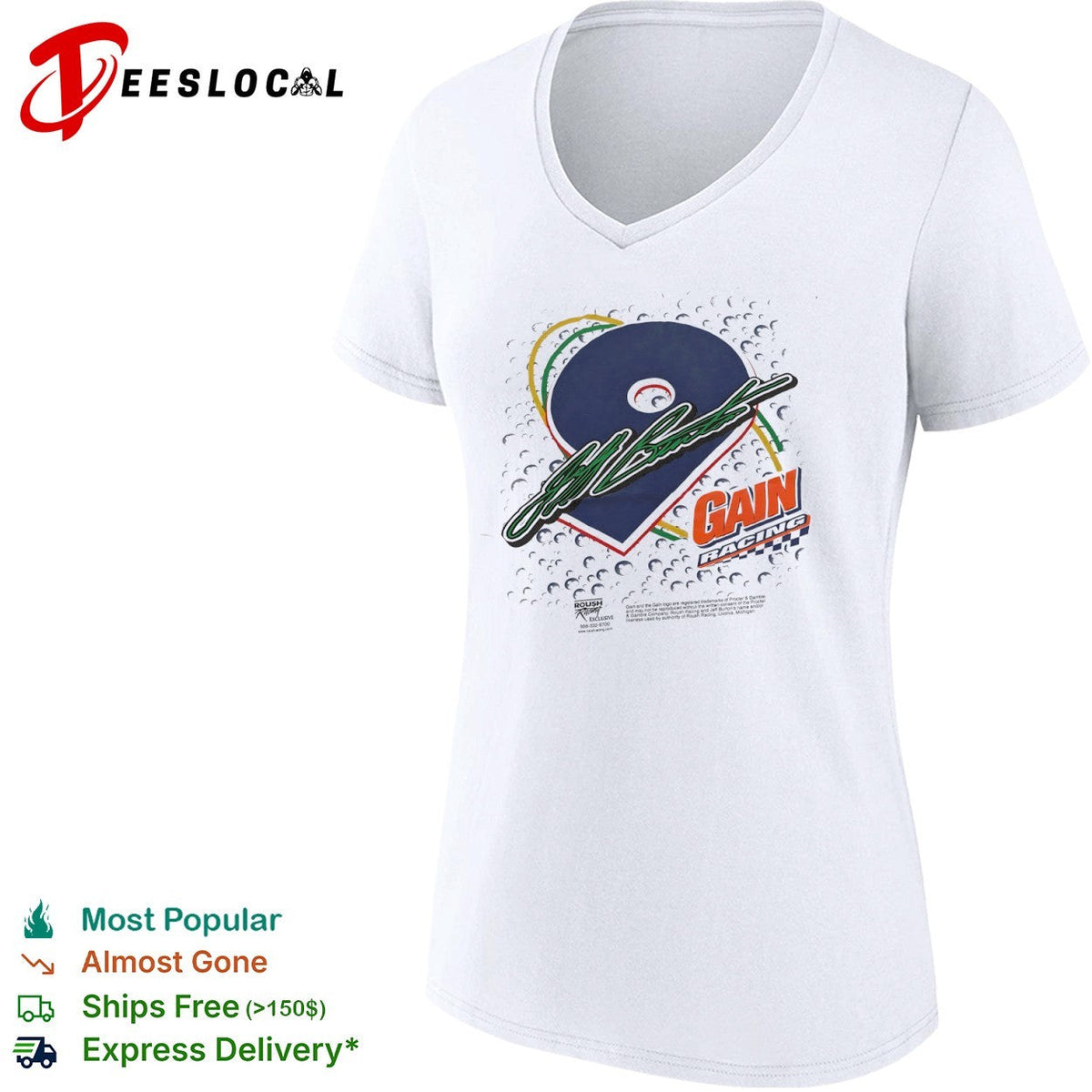 Jeff Burton Roush Racing 9 Gain Racing shirt Unisex