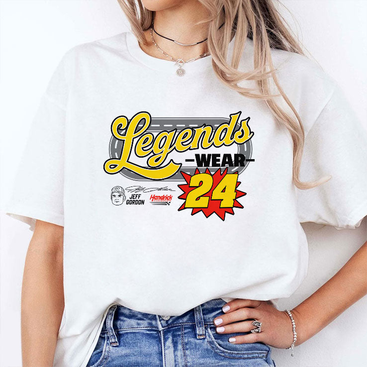 Jeff Gordon Legends Wear 24 Hendrick Motorsports T Shirt Unisex