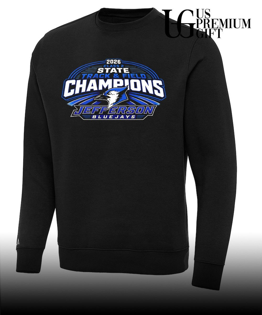 Jefferson Bluejays Class 2 State Track & Field Champions 2026 shirt Unisex