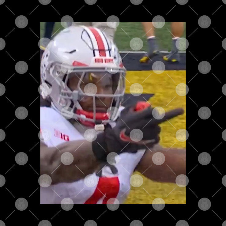 Jeremiah Smith Flips Off Michigan Fan Football T Shirt Unisex