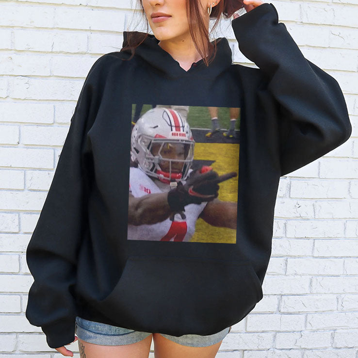 Jeremiah Smith Flips Off Michigan Fan Football T Shirt Unisex