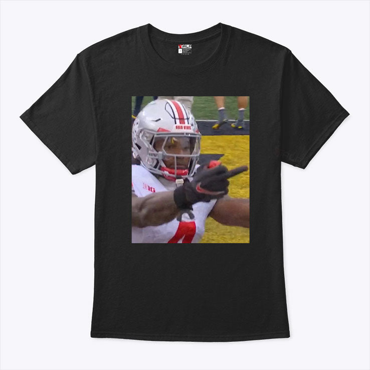 Jeremiah Smith Flips Off Michigan Fan Football T Shirt Unisex