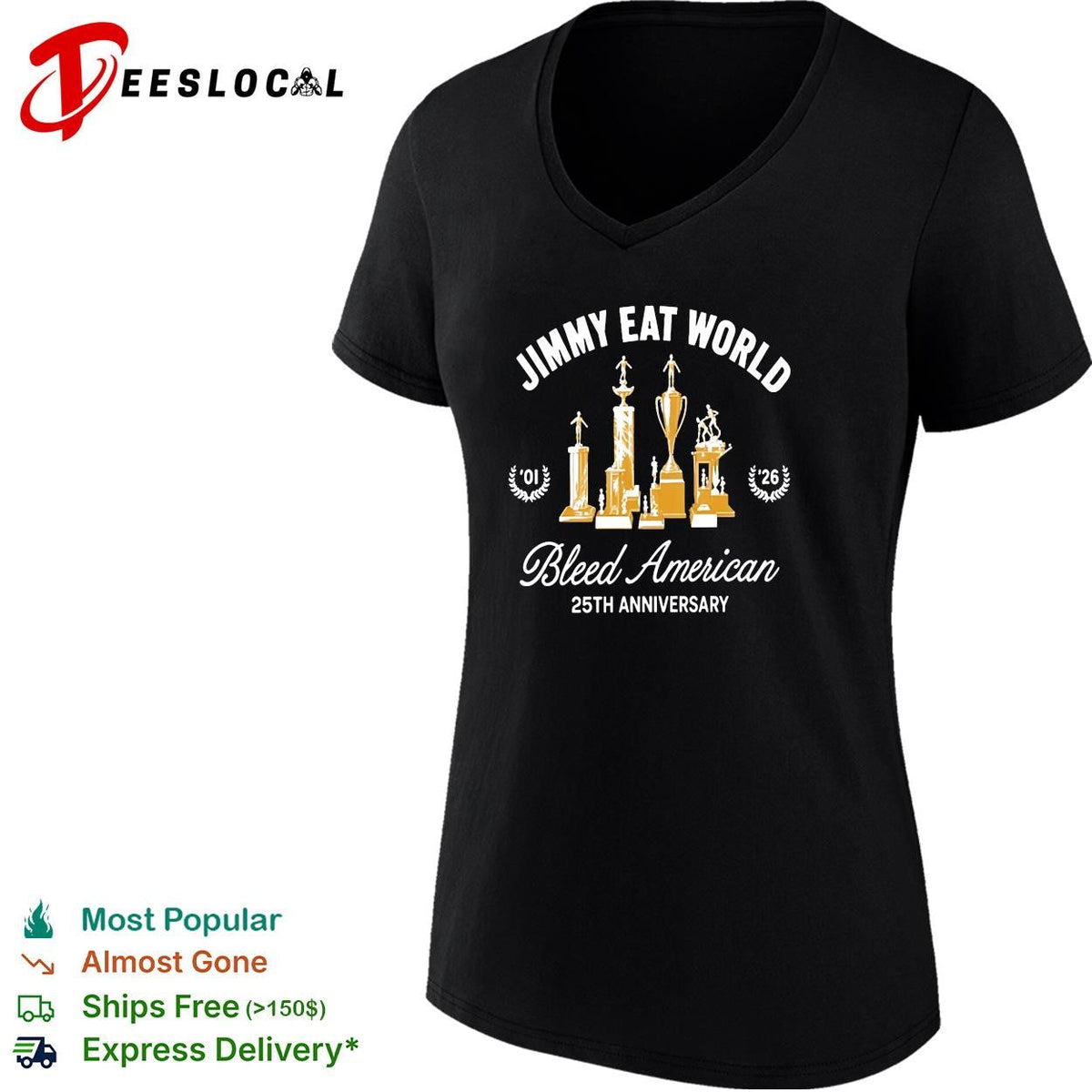 Jimmy Eat World Bleed American 25th anniversary 2001 2026 shirt Unisex