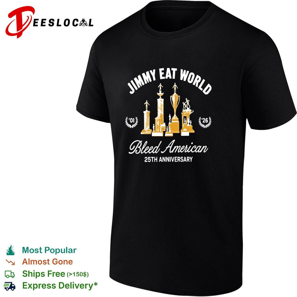 Jimmy Eat World Bleed American 25th anniversary 2001 2026 shirt Unisex