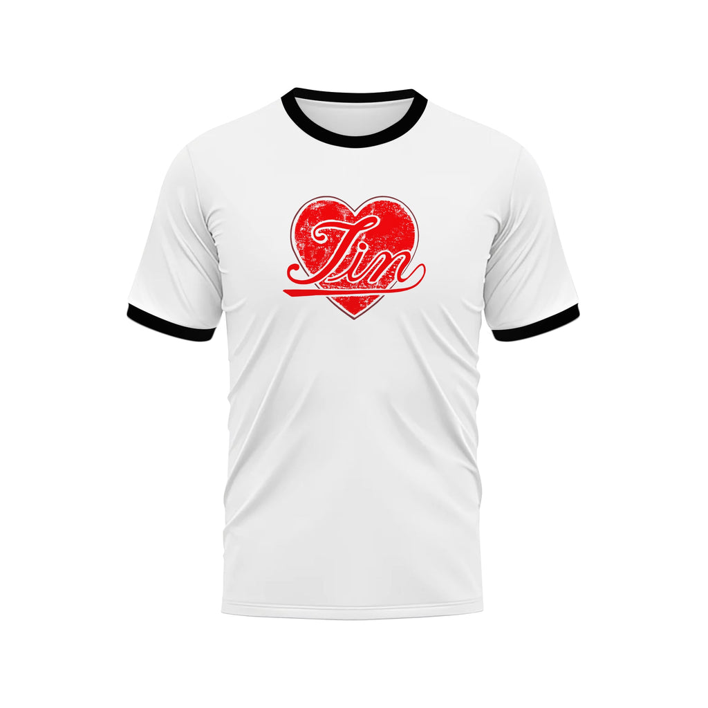 Jin Kim Seokjin Heart BTS Ringer Tee Unisex