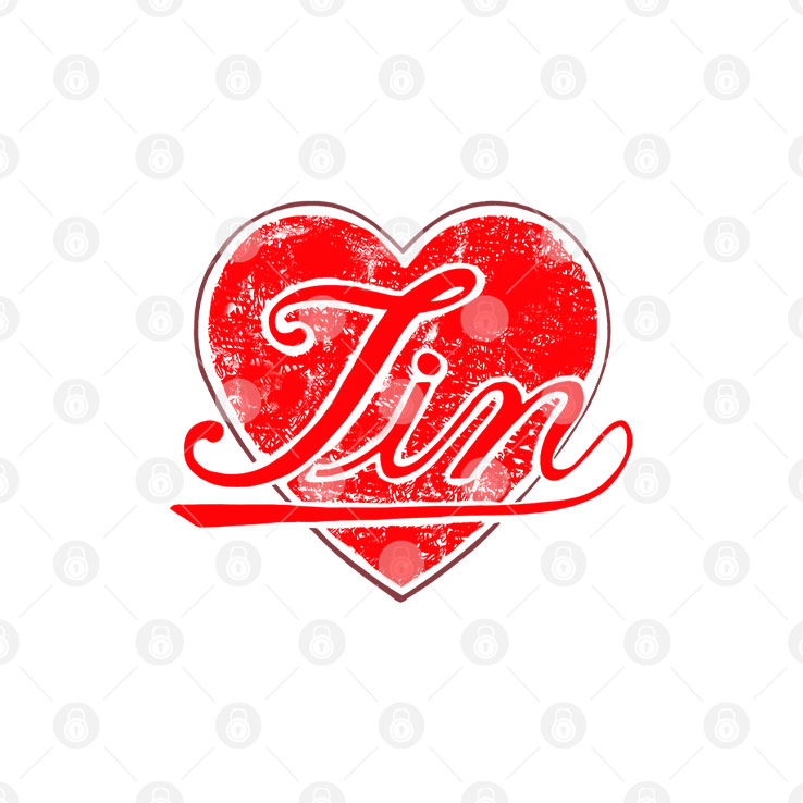 Jin Kim Seokjin Heart BTS Ringer Tee Unisex