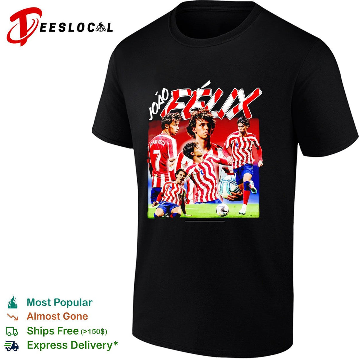 Joao Felix dribbling collage shirt Unisex