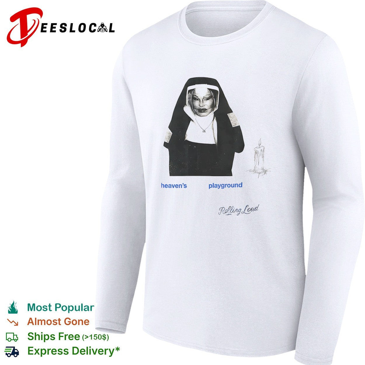 Jocelyn Wildenstein heaven’s playground Rolling Loud shirt Unisex