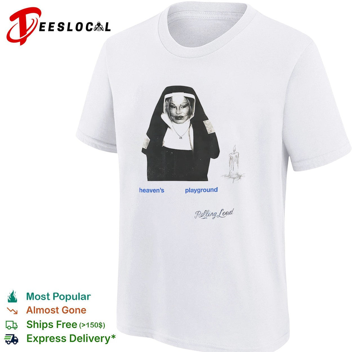 Jocelyn Wildenstein heaven’s playground Rolling Loud shirt Unisex