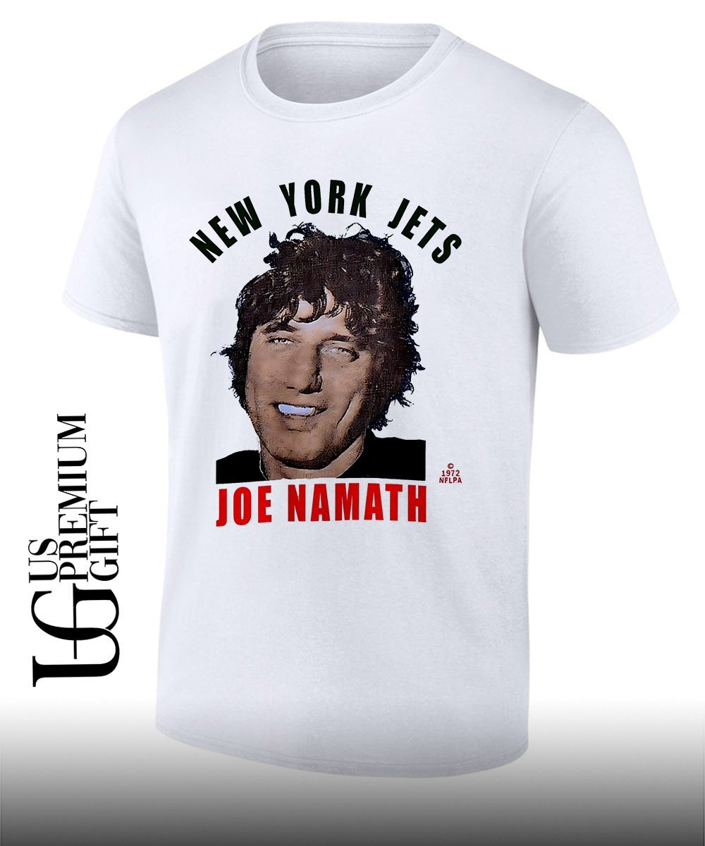 Joe Namath New York Jets Rare 1972 shirt Unisex
