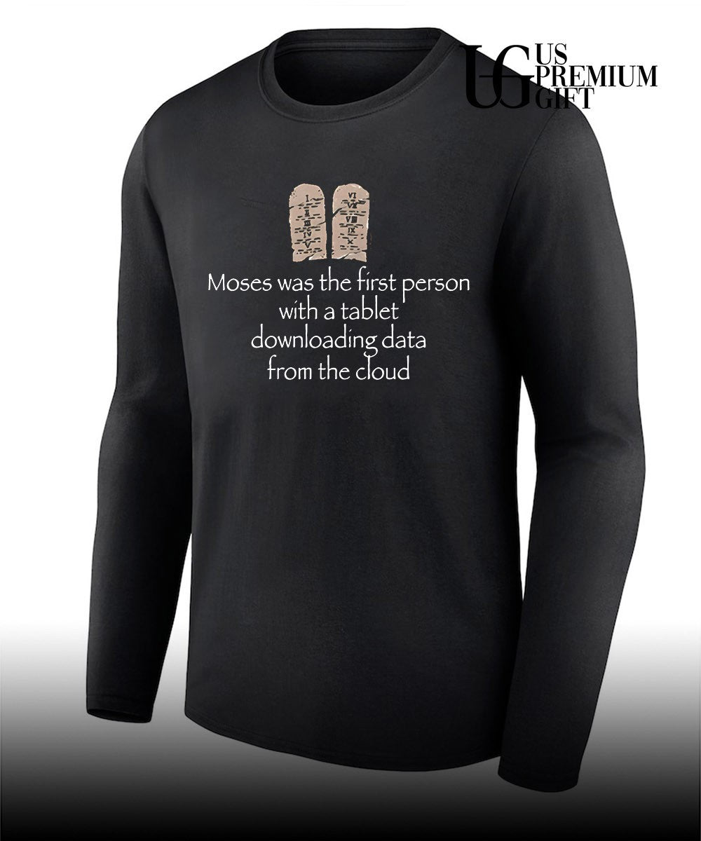 Joe Weisenthal Moses First Person Tablet shirt Unisex