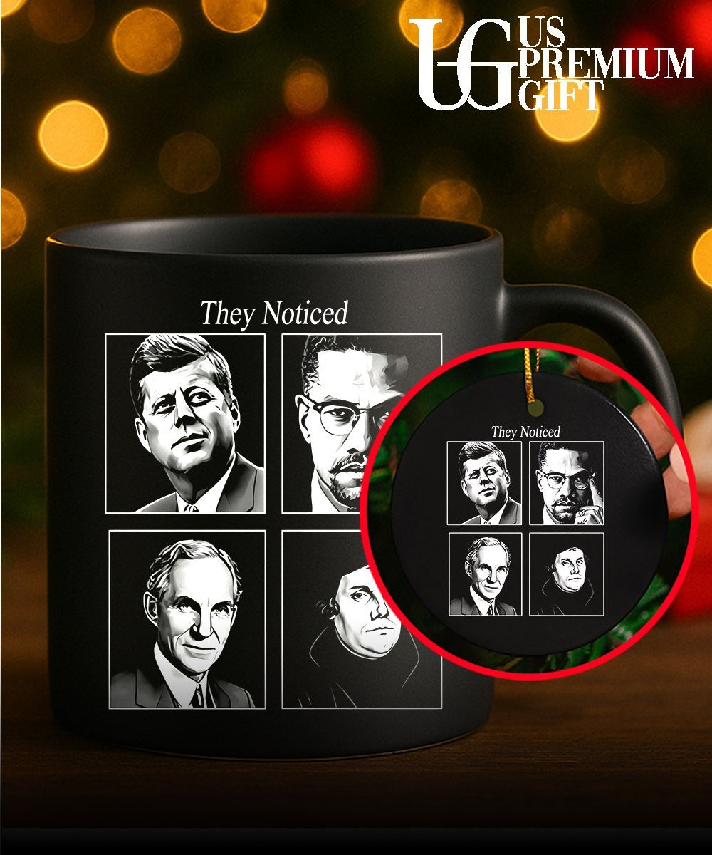 John F Kennedy Malcolm X Henry Ford Martin Luther they Noticed shirt Unisex