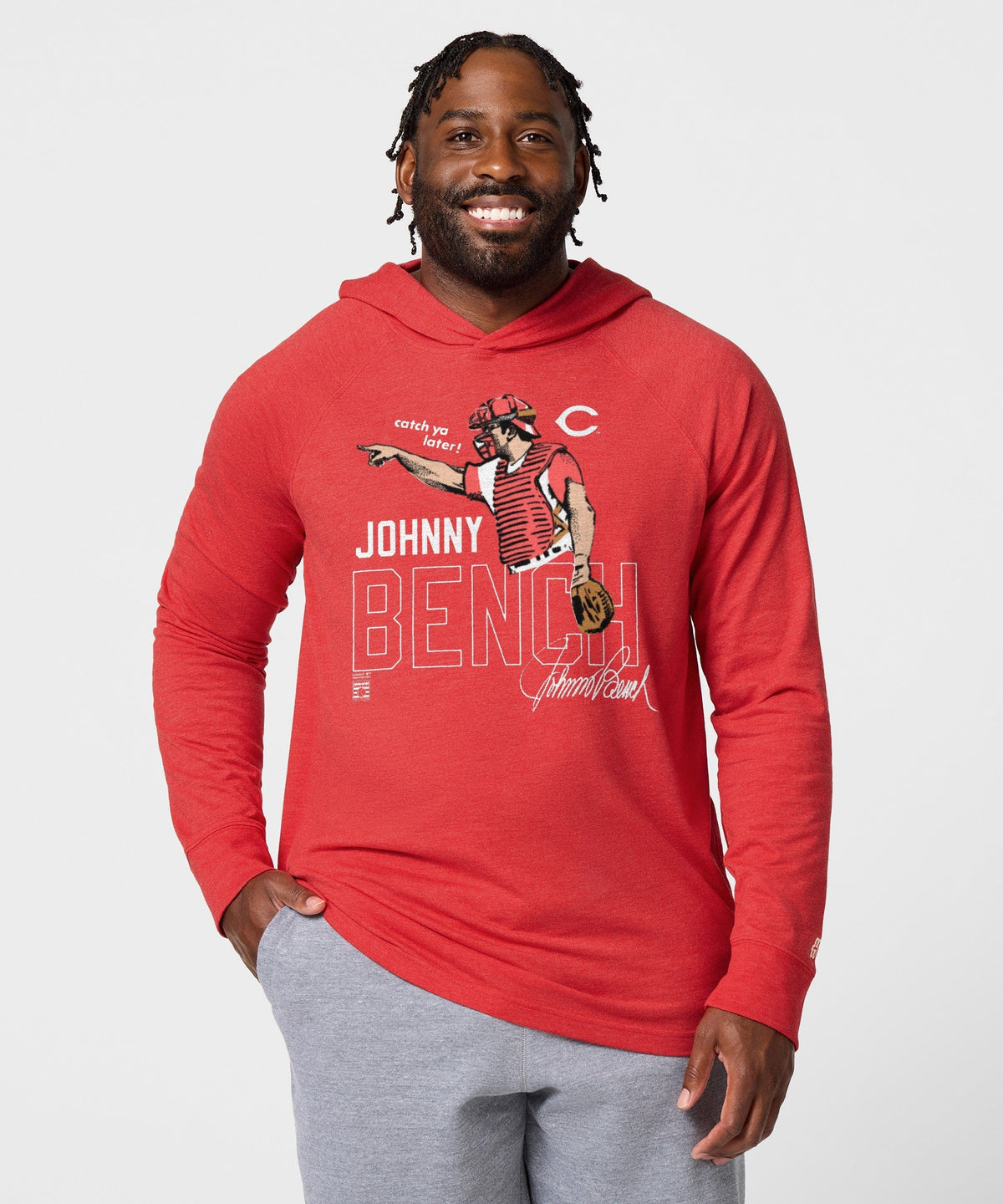 Johnny Bench Reds Lightweight Unisex