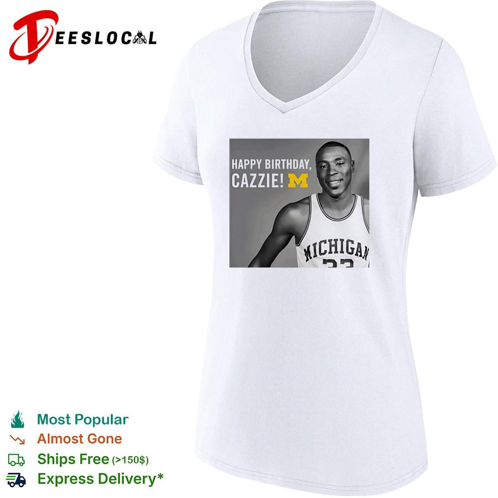 Join US in wishing Cazzie Russell a Happy 80th Birthday shirt Unisex