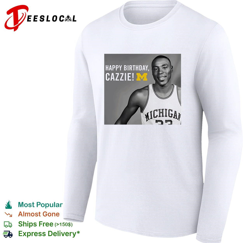 Join US in wishing Cazzie Russell a Happy 80th Birthday shirt Unisex