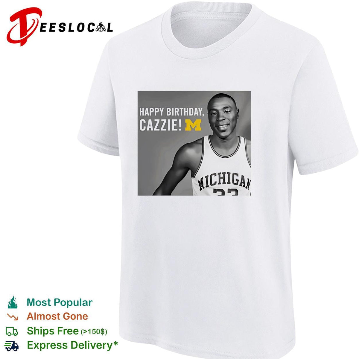 Join US in wishing Cazzie Russell a Happy 80th Birthday shirt Unisex