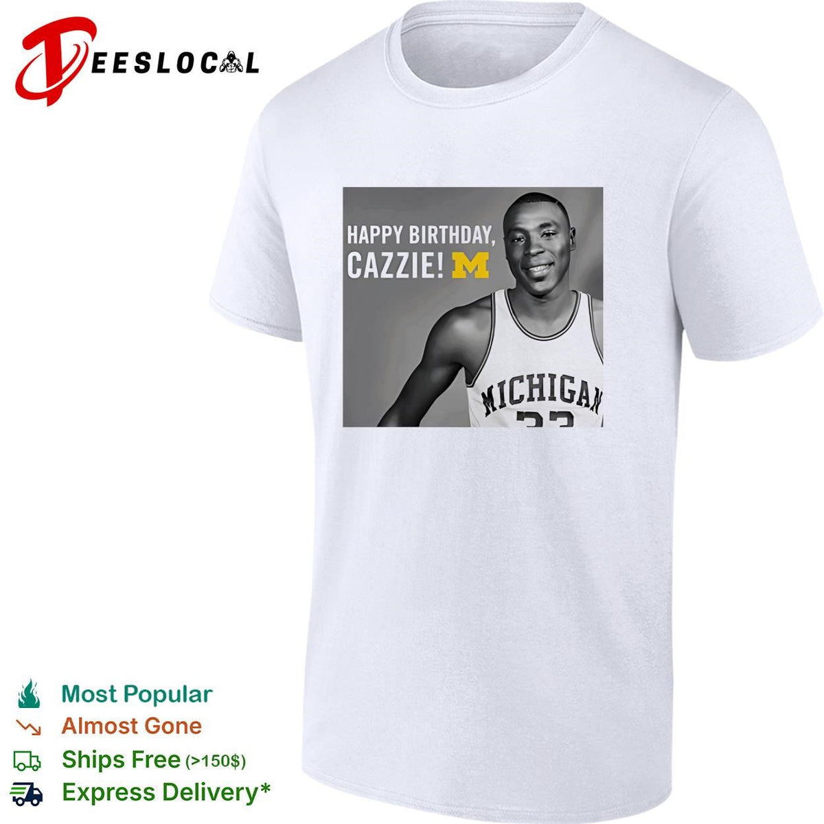 Join US in wishing Cazzie Russell a Happy 80th Birthday shirt Unisex