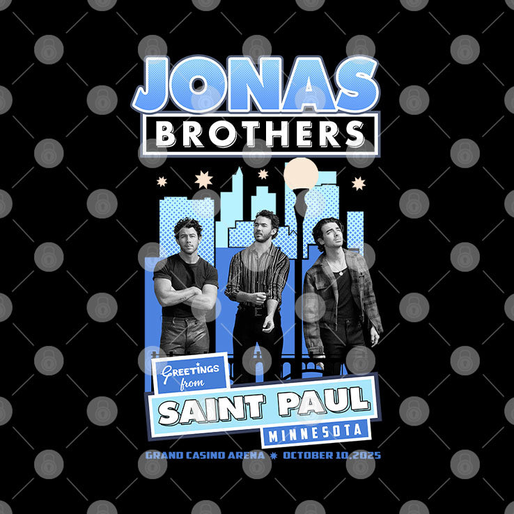 Jonas Brothers Greetings From Saint Paul Minnesota T Shirt Unisex