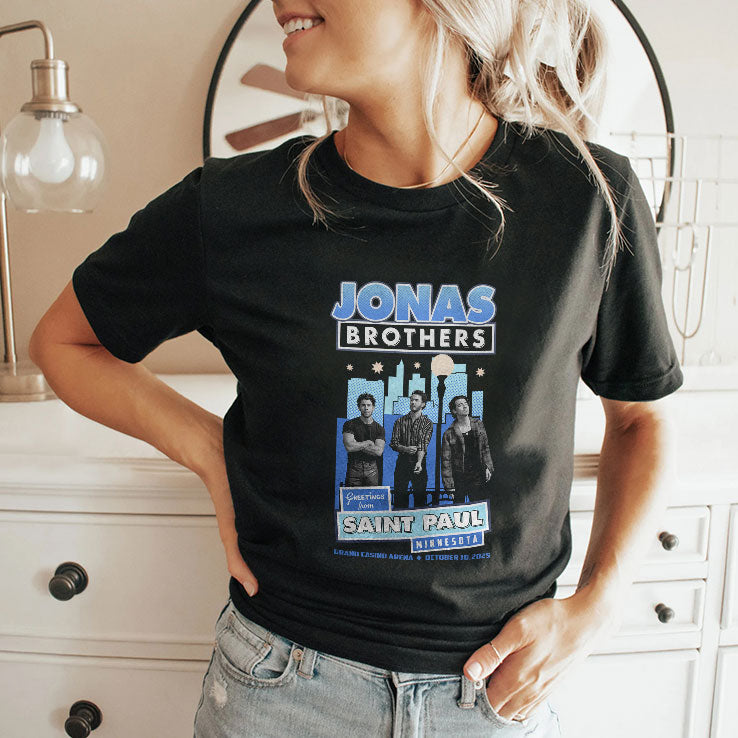 Jonas Brothers Greetings From Saint Paul Minnesota T Shirt Unisex
