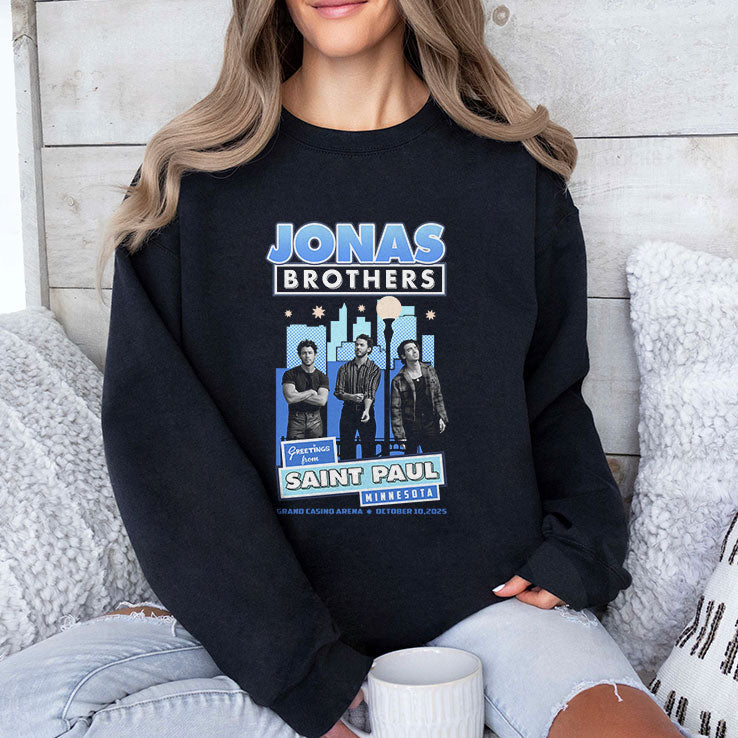 Jonas Brothers Greetings From Saint Paul Minnesota T Shirt Unisex