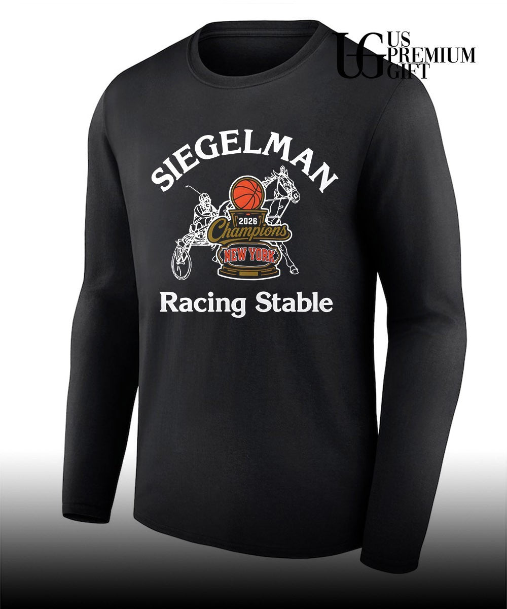 Josh Hart Siegelman Stable Knicks 2026 NBA Champions Racing Stable Parade shirt Unisex