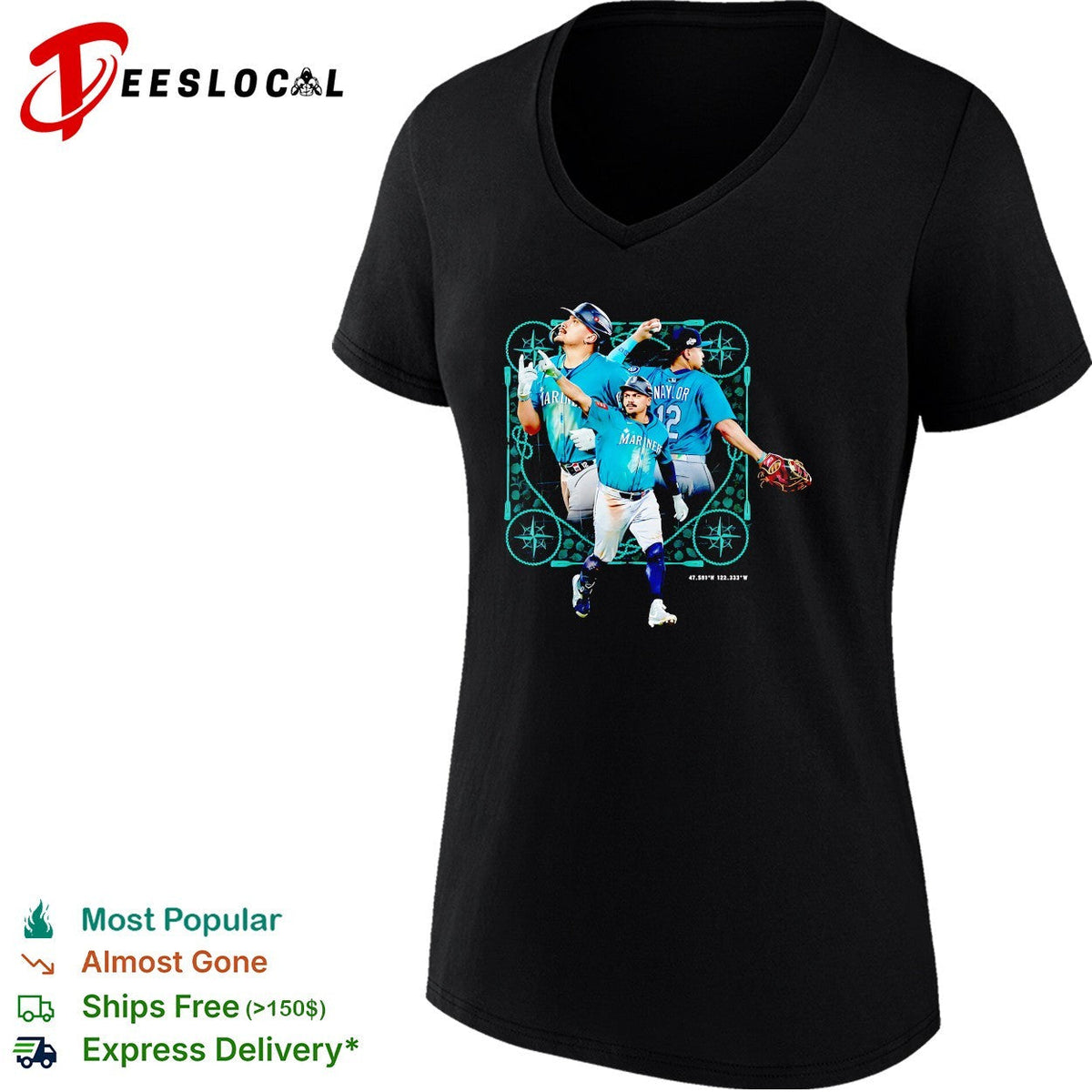 Josh Naylor Seattle Mariners celebration catch shirt Unisex