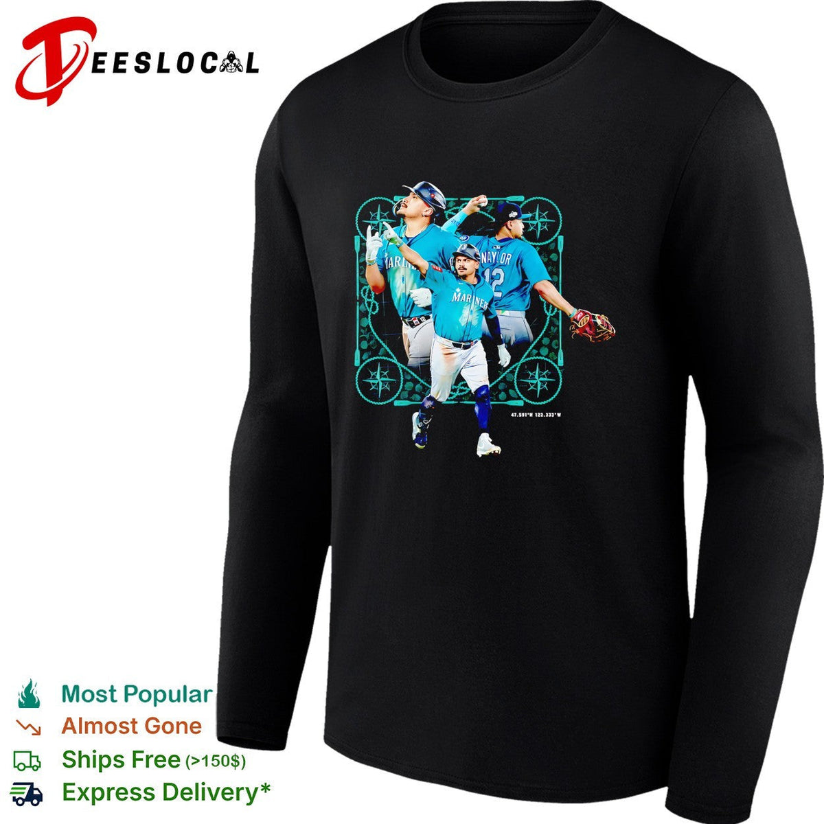 Josh Naylor Seattle Mariners celebration catch shirt Unisex