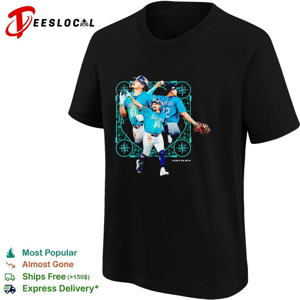 Josh Naylor Seattle Mariners celebration catch shirt Unisex