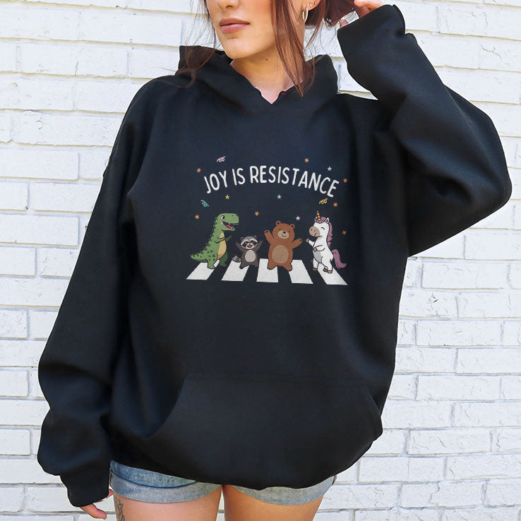 Joy Is Resistance Abbey Road T Shirt Unisex