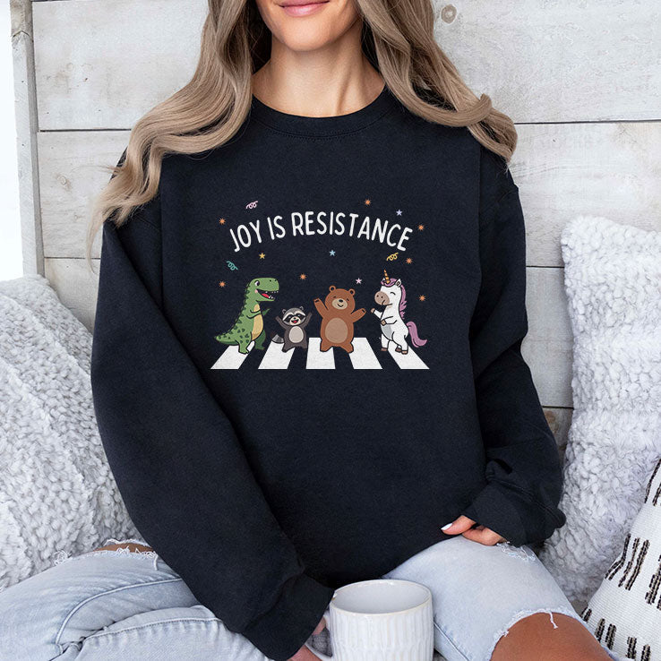 Joy Is Resistance Abbey Road T Shirt Unisex